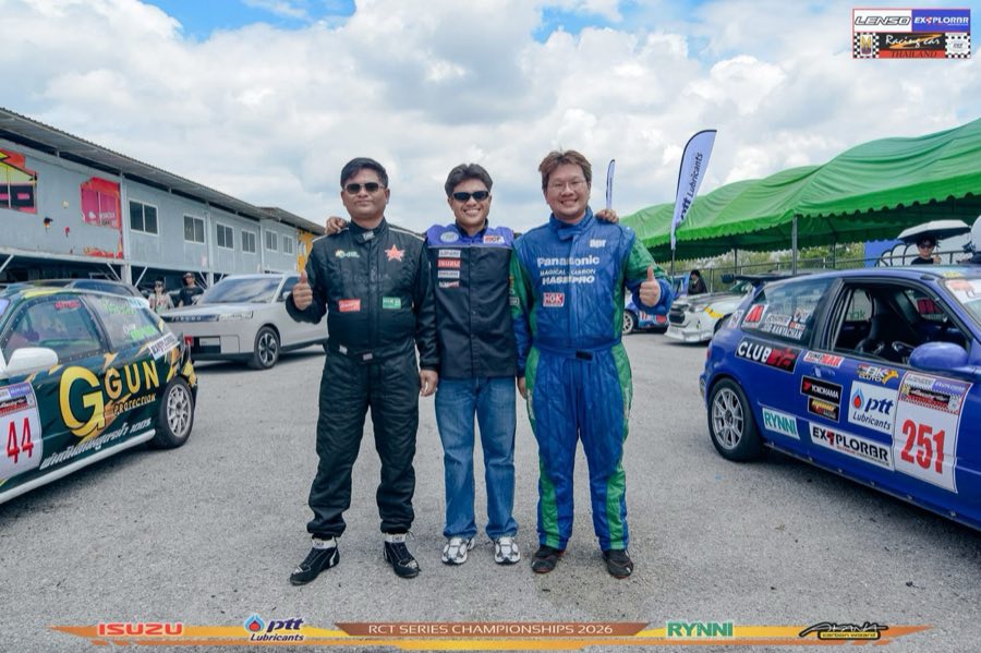 Event podium, Lenso Explorar Racing Car Thailand 2026